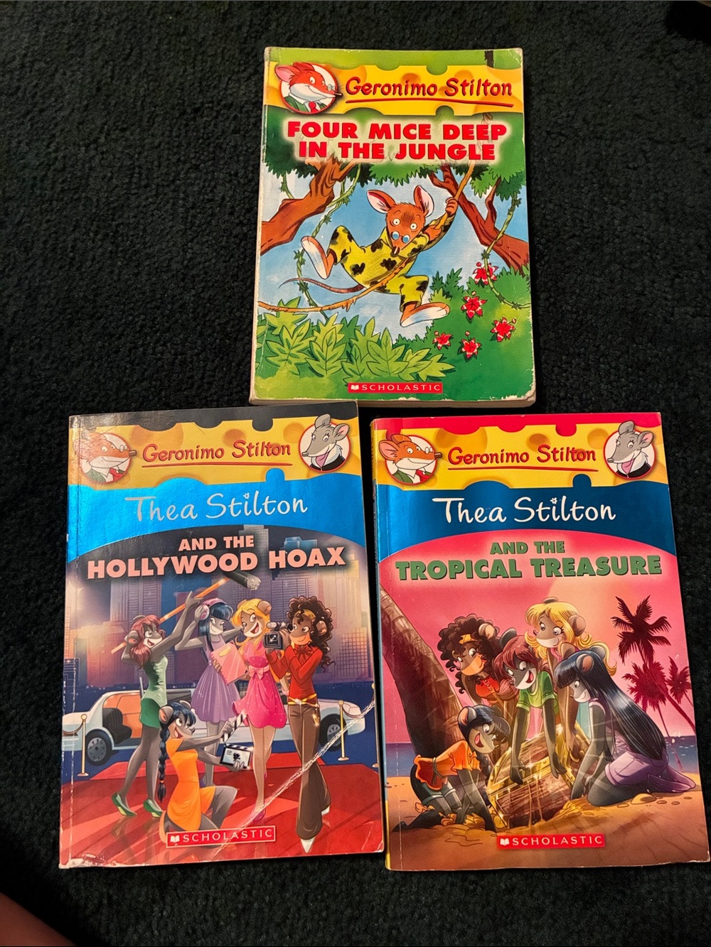 Scholastic Geronimo Stilton & Thea Stilton Books Lot of 3